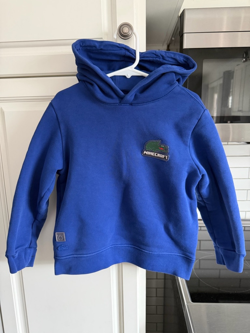 Lacoste x Minecraft sz 6 Little Boy’s Royal Blue Hoodie